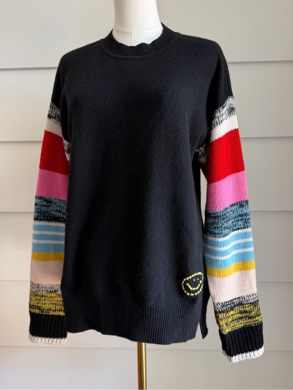 Kerri Rosenthal Robbie Sweater Marled Stripe Cashmere size XS - Picture 5 of 12